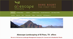 Desktop Screenshot of abescape.com